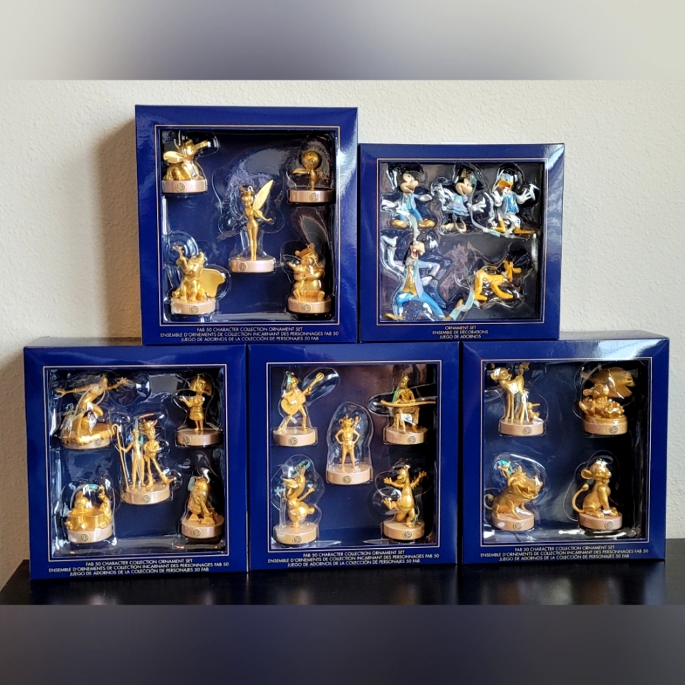 Disney Ornament Set - WDW 50th Anniversary